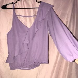 Purple long sleeeve top from Rue 21